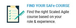 Find your SAFe course